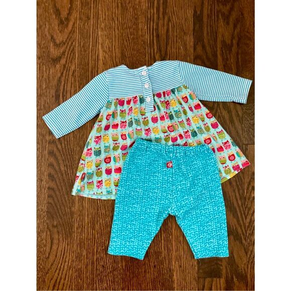 Zutano Newborn Baby Girl 0-3 Months Outfit & Booties Bundle - Picture 2 of 6